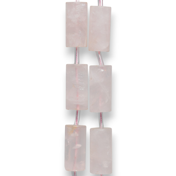 Quarzo Rosa Cilindro 14x28mm 10pz