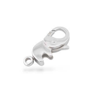 Ασημένιο κούμπωμα Αστακός 925 10x20mm Ελέφαντας 2τμχ Ρόδιο