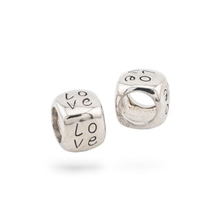 Colgantes Charms de Plata 925 esmaltados Colección Flora 2 piezas