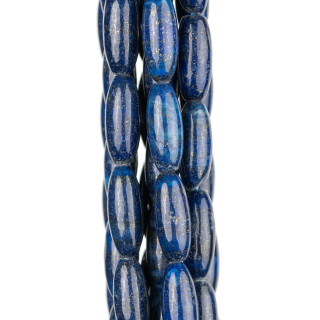 Lapis Lazuli Blue Raw Rice 08x20mm