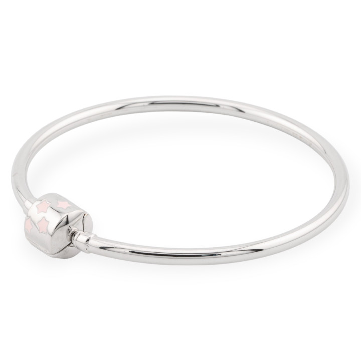 Pulsera Plata 925 Tubular Colección Flora 1ud