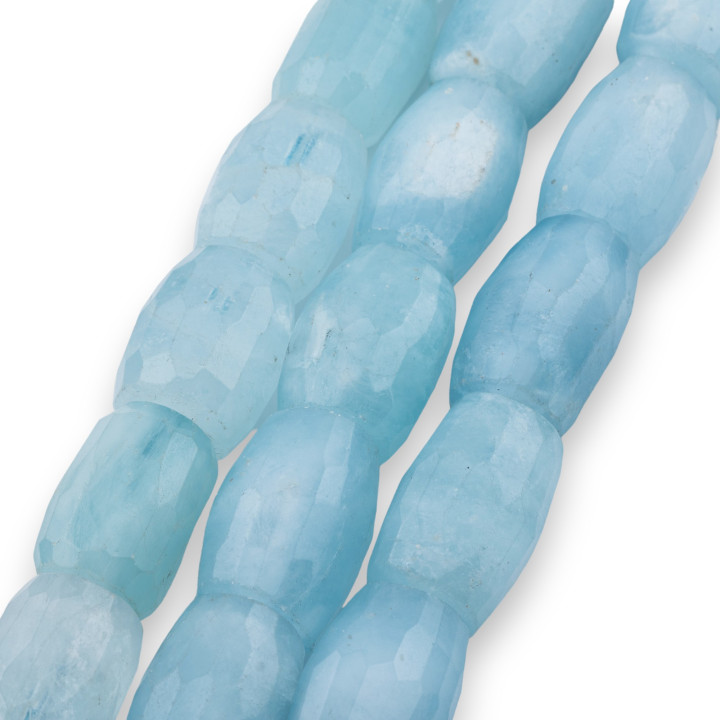 Piedra Facetada Leche Aguamarina (ZHZ) 18mm