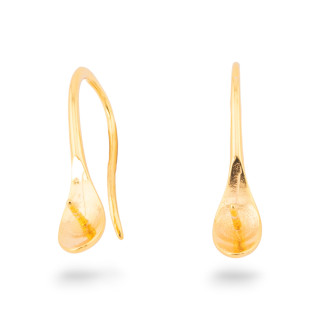 Base Per Orecchini Di Argento 925 A Monachella 5x24mm 3 Coppie Dorato