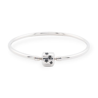 925 Silver Bracelet Flora Collection Tubular 1 pc