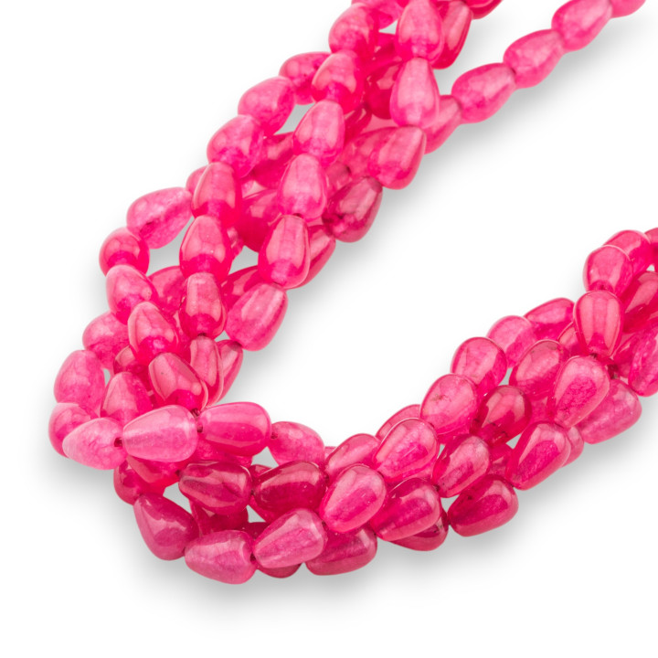 Giada Economic Line Smooth Drop 6x9mm Red