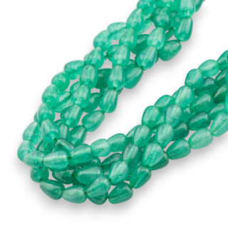 Giada Economic Line Drop Smooth 6x9mm Green