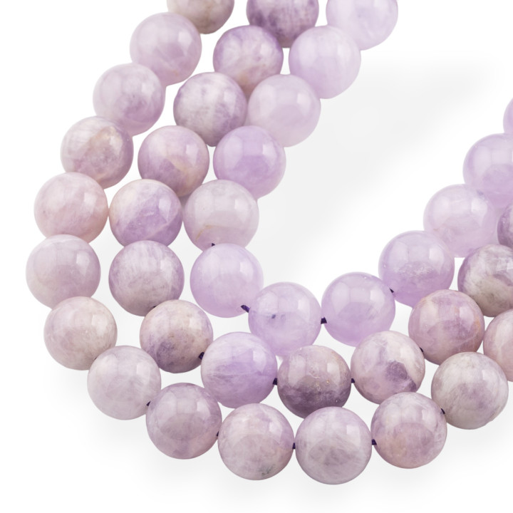 Lavender Amethyst Round Smooth 12mm Rough