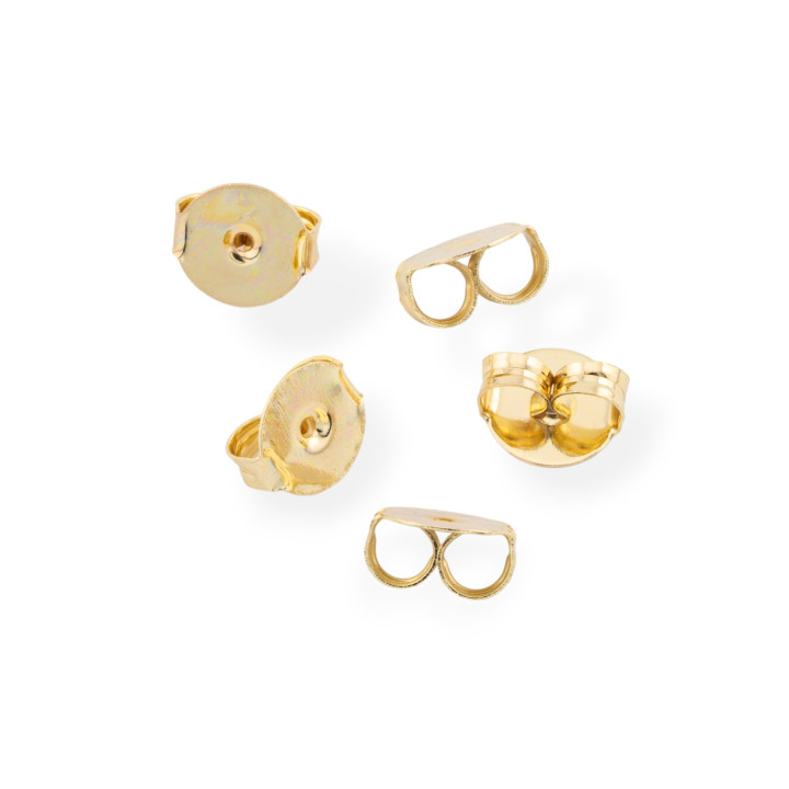 Butterflies Wick for Brass Earrings 8x9mm 90gr Golden