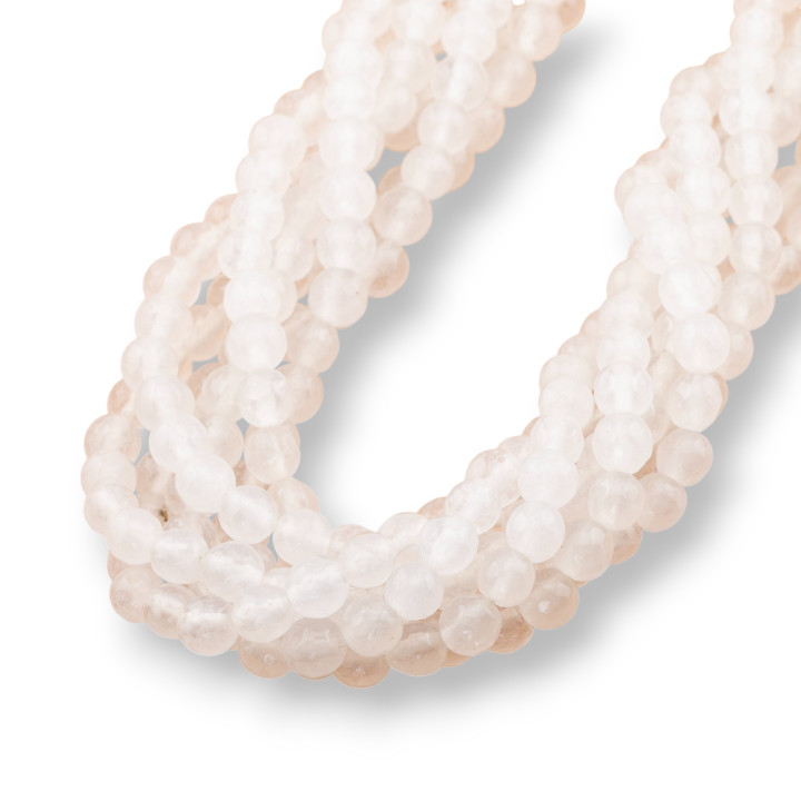 Giada Giadeite Colorata Linea Economica Sfaccettato 06mm Bianco