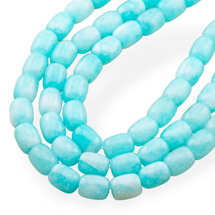 Giada Ligne Économique Corps Lisse 9x11mm Turquoise Jade