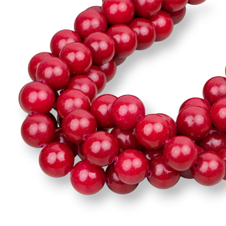 Rubellite Jade Round Smooth 16mm