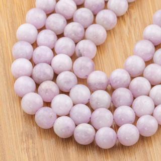 Kunzite Viola Milk Tondo Liscio  9mm