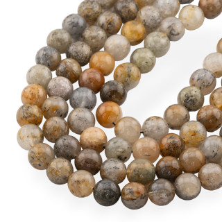 Rutilated Quartz Fancy Round Smooth 11mm