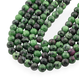 Round Green Rubizoisite 9mm