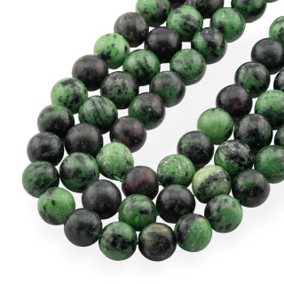 Rubizoisite verte ronde 12mm