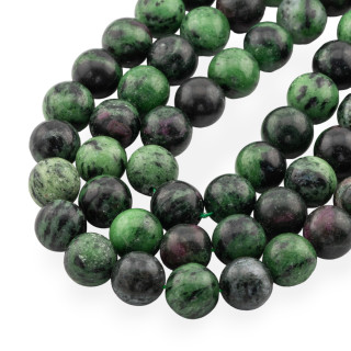 Rubizoisite verte ronde 13mm