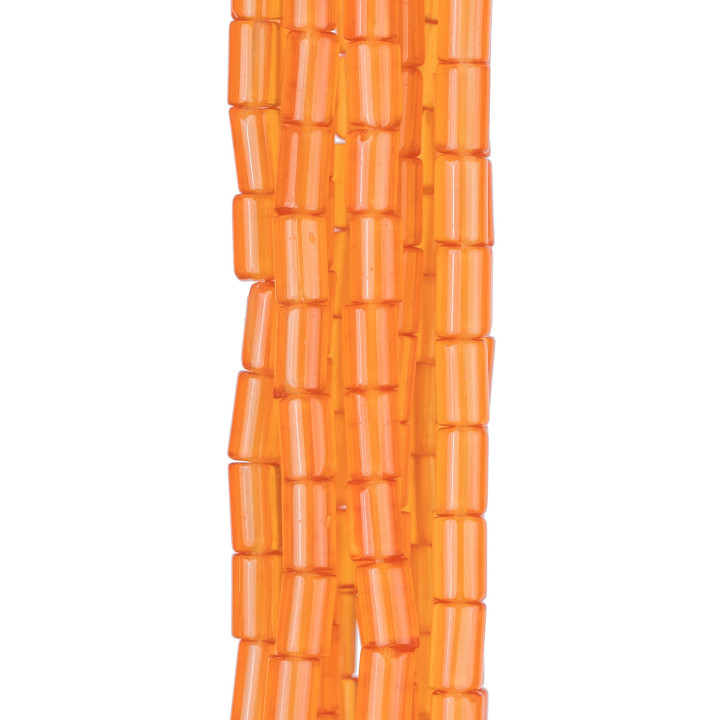 Katzenauge glatter Zylinder 3x5mm Orange