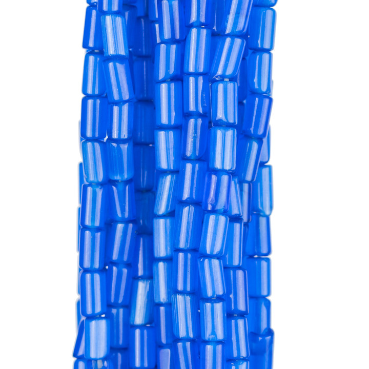 Occhio Di Gatto Cilindro Liscio 3x5mm Blu