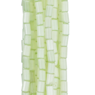 Cylindre Lisse Oeil de Chat 3x5mm Vert Clair