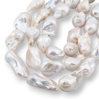 Baroque Drop River Pearls (NWE) 80-85gr White