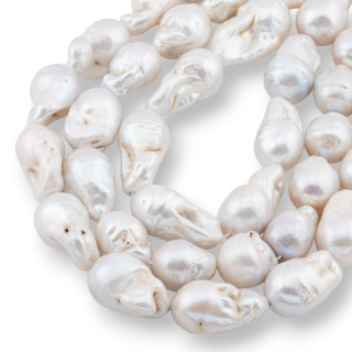 Baroque Teardrop River Pearls (NWE) 90-100gr White