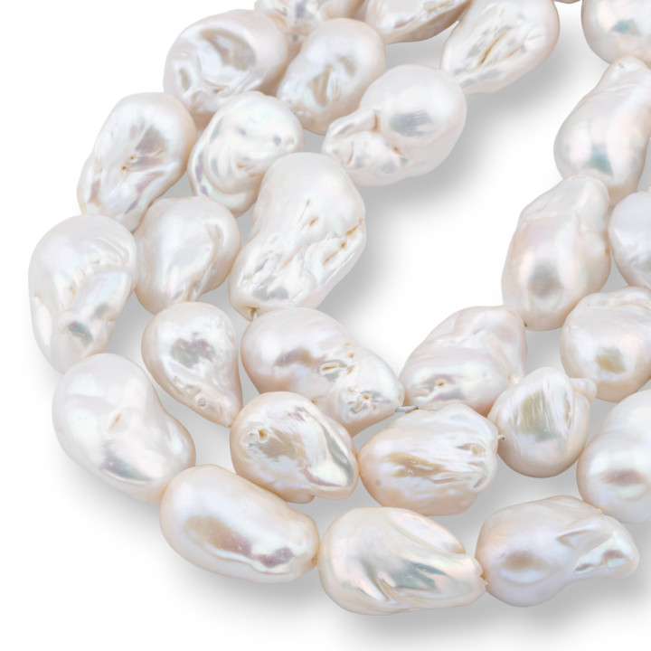 Baroque Drop River Pearls (NQS) 110-120gr White