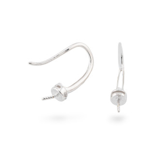 Base Per Orecchini Di Argento 925 A Monachella 3 Coppie