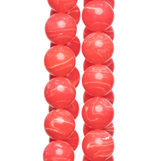 Glatte runde Rhodochrosit-Paste 18 mm