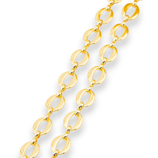 Brass Chain By The Meter 8.5x10.5mm 1 Meter Gold