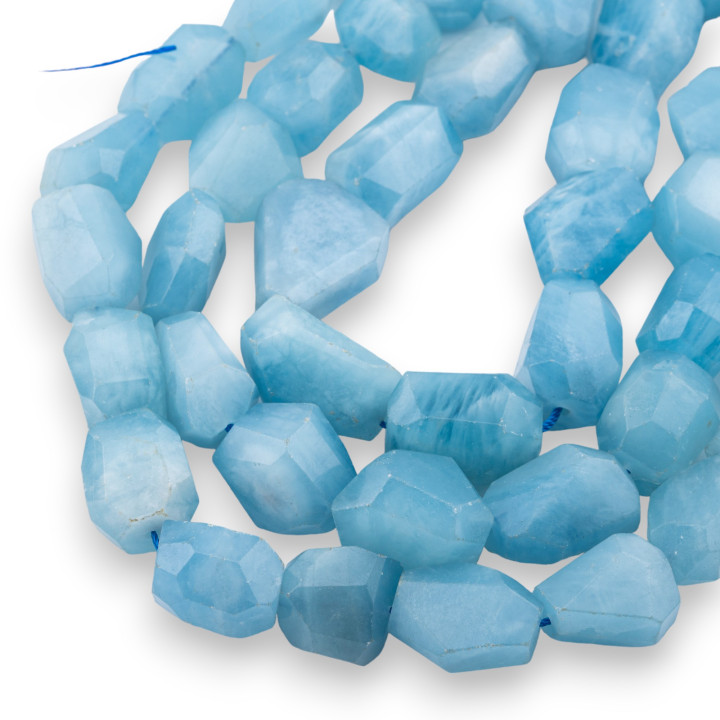 Acquamarina Leche Sasso Irregular Facetado (ZSW) 100-110gr