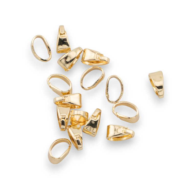 Gancho colgante de latón 2.7x6mm 140ud Dorado