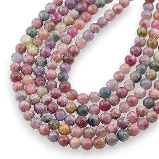 Tormalina Multicolor Grezzo Tondo Liscio (ZLX) 07mm