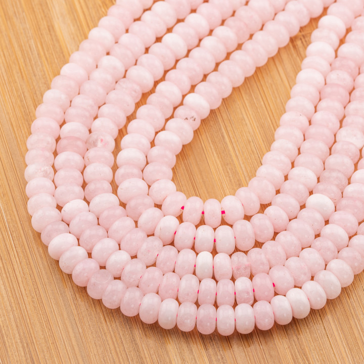 Giada Linea Economica Rondelle Lisce 8x5mm Rosa