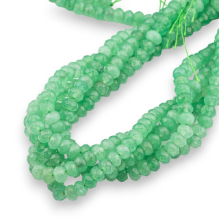 Giada Ligne Économique Rondelle à Facettes 8x5mm Vert