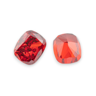 Gemma Corindone Sintetico Created Corundum Taglio A Cuscino 10x12mm 4pz Ruby