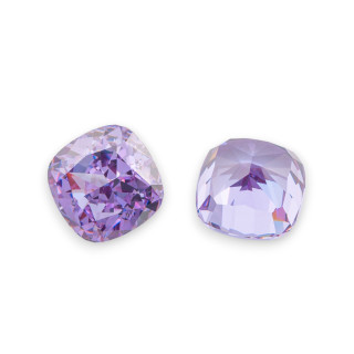 Gemma Corindone Sintetico Created Corundum Taglio Cuscino Antico 10mm 4pz Lavanda
