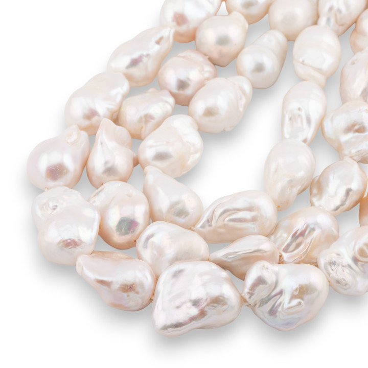 Baroque Teardrop River Pearls (NBQ) 90-100gr Λευκό