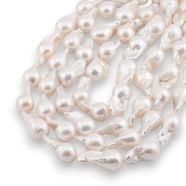 Baroque Teardrop River Pearls (YWP) 50-55gr Λευκό