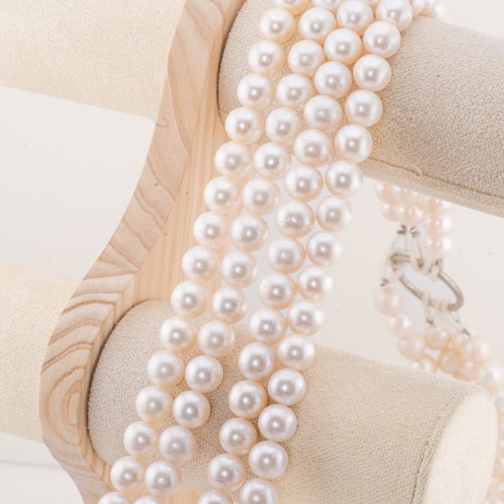 Round River Pearls 11,0-11,5mm AAA+ Λευκό