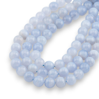 Glatter runder Chalcedon (NYQ) 12 mm