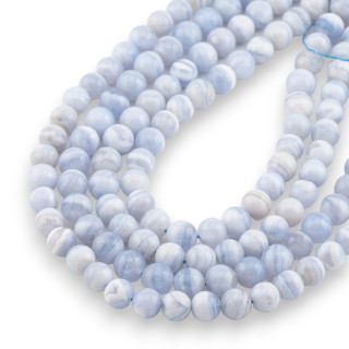 Glatter runder Chalcedon (PLG), 9 mm