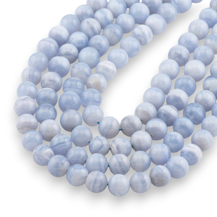 Glatter runder Chalcedon (PLG) 10 mm