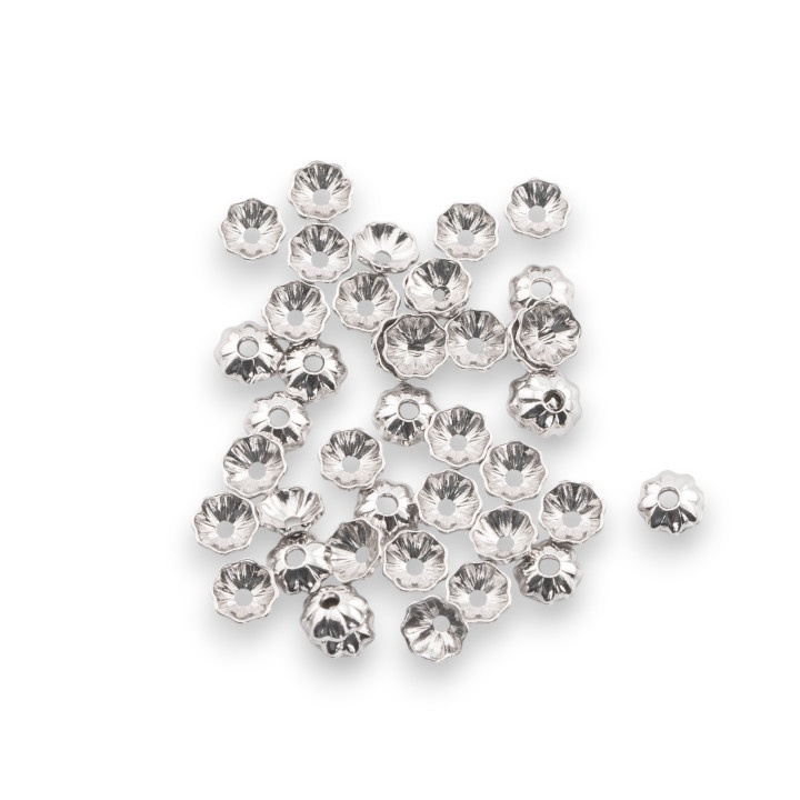 Ασημένια κύπελλα λουλουδιών 925 4mm 5gr Ρόδιο