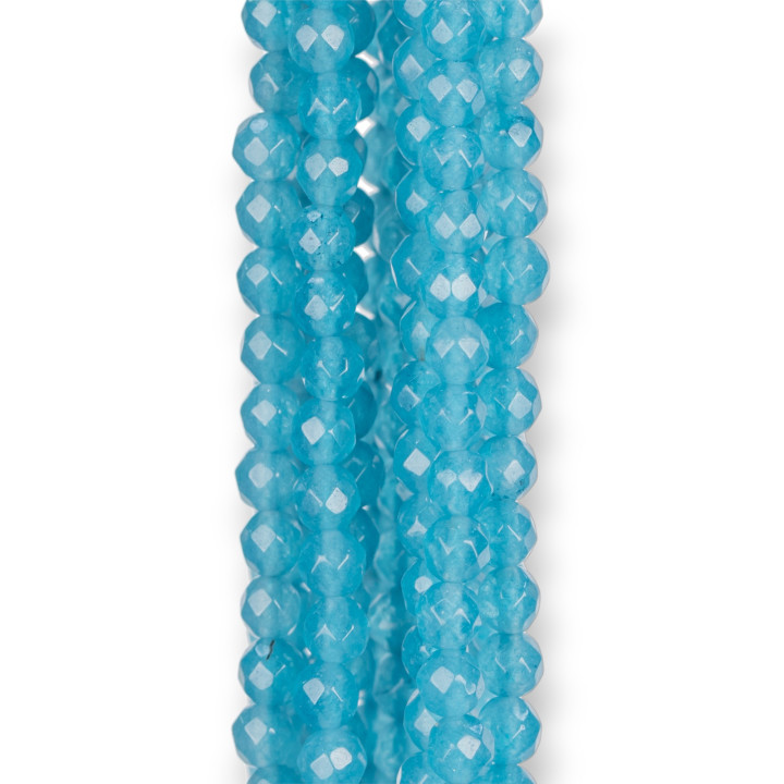 Στρογγυλή χάντρα Angelite Faceted 4mm