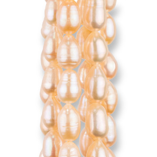 Gocce Rigato River Pearls 8,0-9,0mm Long Pink
