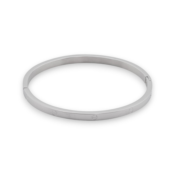 Bracciale Di Acciaio Rigido 55x63mm Altezza 4mm MOD2