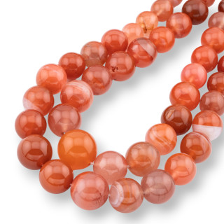 Botswana Orange Achat First Choice A Abstufung 6-14mm