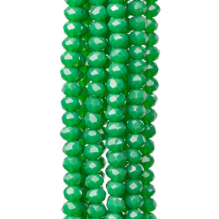 Cristaux Rondelle Facette 3,5x2mm 10 Brins Sur Fil Coton Prêt à l'emploi MOD76