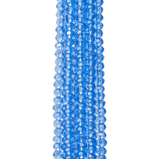 Cristaux Rondelle à Facettes 3x2mm 10 Brins Sur Fil de Coton Prêt à l'emploi MOD11