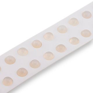 Cuentas de cabujón de ágata blanca redondas lisas 10 mm 20 piezas